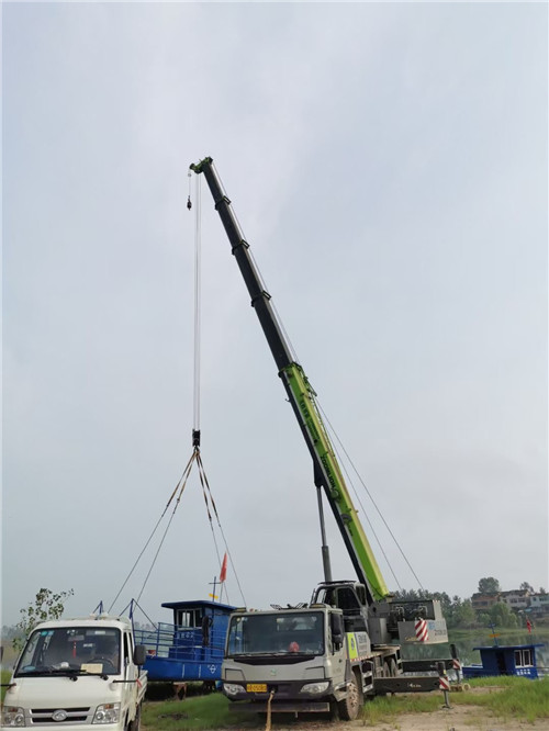 永善县桥梁建设吊装案例